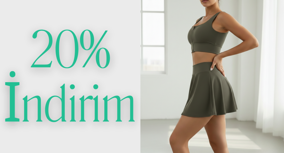 Çift Katmanlı Tenis Etek