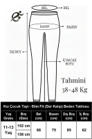 Cepli Kız Çocuk Slim Fit Dar Kalıp Spor Tayt