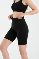 EMFURE Siyah Yüksek Bel Lazer Kesim Külot Görünmez Boxer Kaymaz silikonlu Şort