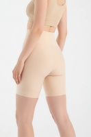 EMFURE Yüksek Bel Lazer Kesim Külot Görünmez Boxer Ten Rengi Kaymaz silikonlu Şort