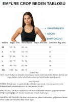 Füme Yüksek Bel Spor Tayt ve Crop Takım