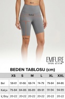 Kadın Siyah Yüksek Bel Toparlayıcı Çift Cepli Biker Şort Kısa Spor Tayt Biker Shades