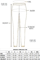 Lacivert Kadın Fermuarlı İspanyol Paça Spor Tayt Sıkılaştırıcı Toparlayıcı Sporcu Bootcut Leggings