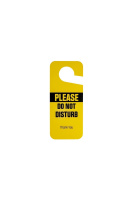 Please Do Not Disturb Ömürlük Pvc Çift Taraflı Kapı Askısı 10 Adet 9cm X 21,5cm