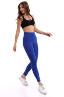 Saks Kadın Spor Tayt Çift Cepli Sıkılaştırıcı Toparlayıcı Yüksek Bel Sporcu Taytı Leggings Fitness