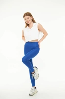 Saks Kadın Spor Tayt Sıkılaştırıcı Toparlayıcı Yüksek Bel Tam Boy Spor Tayt Leggings Fitness