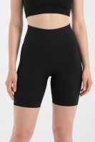 Siyah Yüksek Bel Lazer Kesim Külot Görünmez Boxer Kaymaz Korse silikonlu Şort