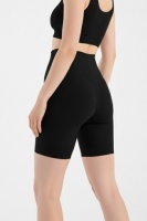 Siyah Yüksek Bel Lazer Kesim Külot Görünmez Boxer Kaymaz Korse silikonlu Şort