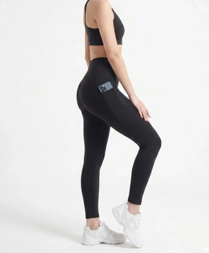 Cepli Kız Çocuk Slim Fit Dar Kalıp Spor Tayt