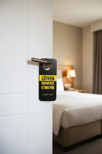 Lütfen Rahatsız Etmeyin Kapı Askısı 10 Adet 9cm X 21,5cm