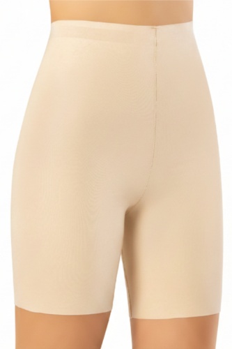 Yüksek Bel Lazer Kesim Külot Görünmez Boxer Ten Rengi Kaymaz Korse silikonlu Şort